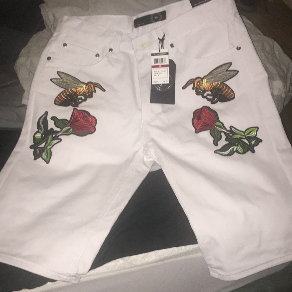 New! Men denim shorts
